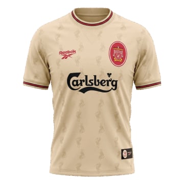 Men's Replica Reebok Liverpool Away Jersey 96/97