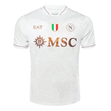 Men's Replica Ea7 Napoli Away Jersey 25/26