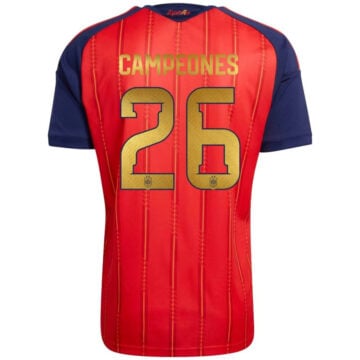 Men's Authentic adidas Spain Champion Jersey 2026