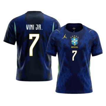 Men's Replica Nike Brazil Away Jersey 2026 VINI JR. #7