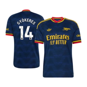 Men's Replica adidas Arsenal Away Jersey 26/27 GYÖKERES #14