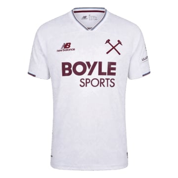Men's Replica Umbro West Ham United Away Jersey 26/27