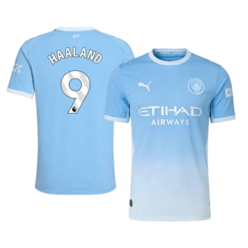 Men's Authentic Puma Manchester City Home Jersey 26/27 HAALAND #9