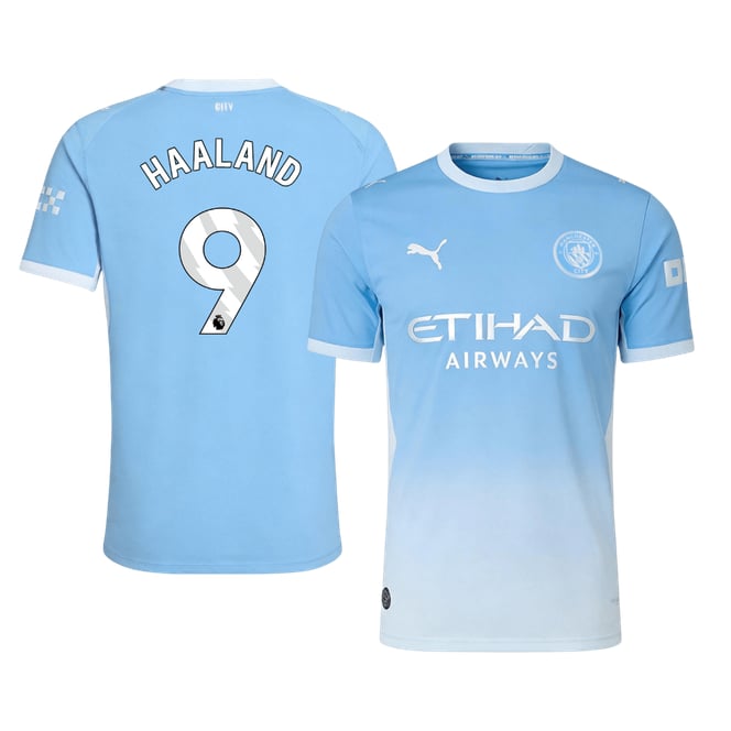 Men's Authentic Puma Manchester City Home Jersey 26/27 HAALAND #9