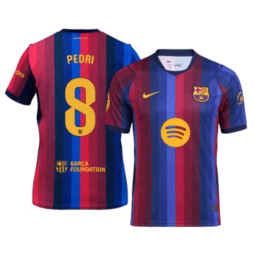 Men's Replica Nike Barcelona Home Jersey 26/27 PEDRI #8