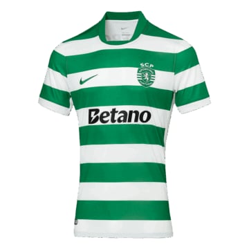 Men's Replica Nike Sporting Lisbon Home Jersey 25/26