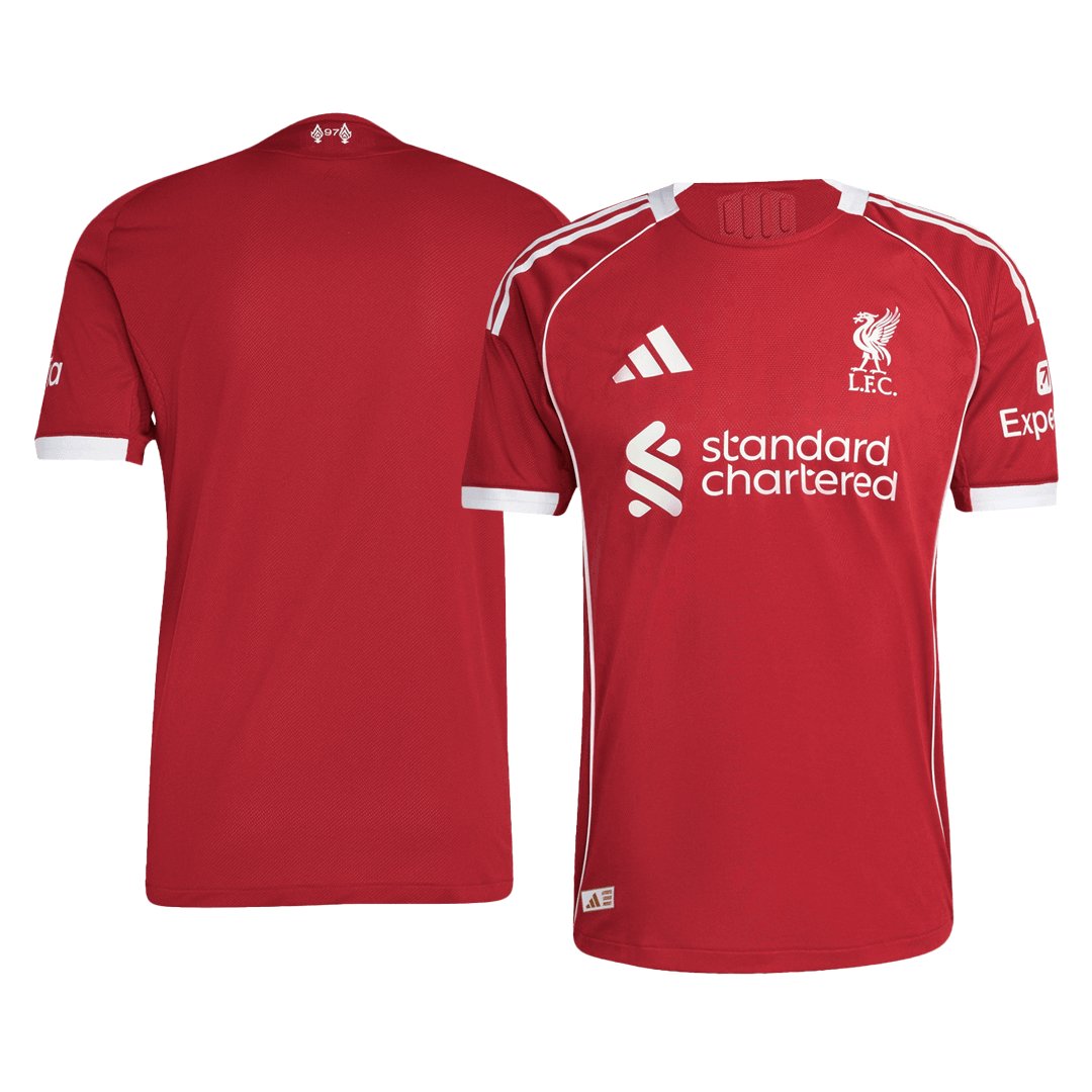 Men's Authentic adidas Liverpool Home Jersey 25/26 - Image 3