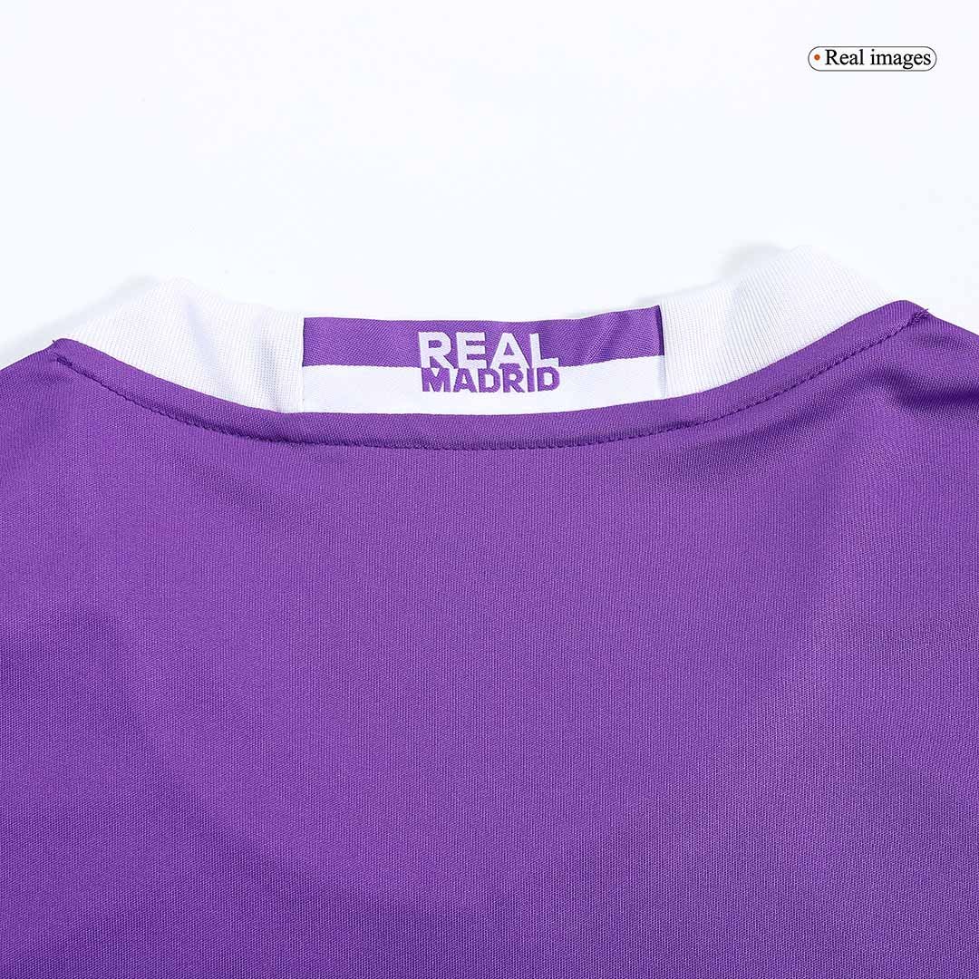 Men's Replica adidas Real Madrid Away Long Sleeve Jersey 16/17 BENZEMA #9 - Image 9