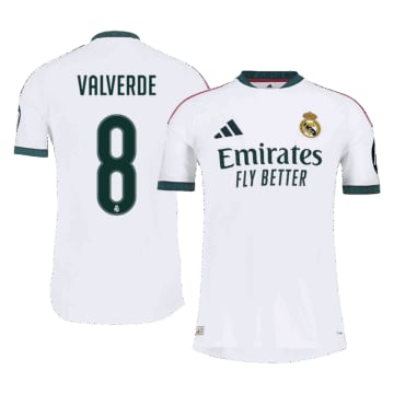 Men's Authentic adidas Real Madrid Home Jersey 26/27 VALVERDE #8