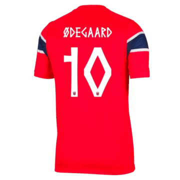 Men's Replica Nike Norway Home Jersey 2026 Ødegaard #10