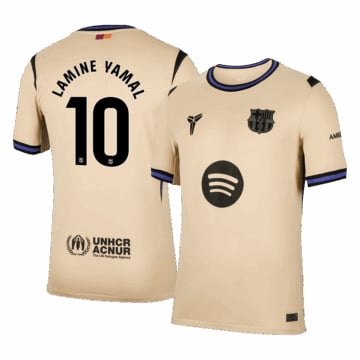 Men's Replica Nike Barcelona Away Jersey 25/26 LAMINE YAMAL #10