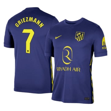 Men's Replica Nike Atletico de Madrid Away Jersey 25/26 GRIEZMANN #7