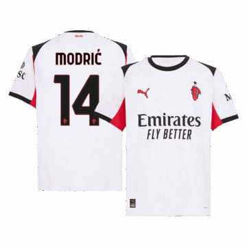 Men's Replica Puma AC Milan Away Jersey 25/26 MODRIĆ #14