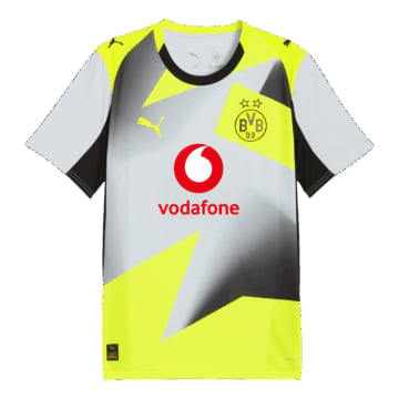Men's Replica Puma Borussia Dortmund Away Jersey 25/26