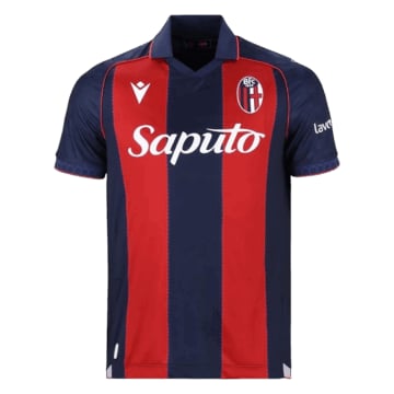 Men's Replica Macron Bologna Home Jersey 26/27
