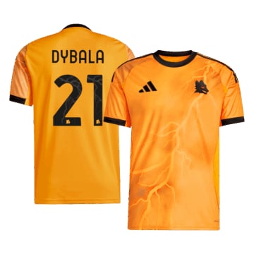 Men's Replica adidas AS Roma Away Jersey 25/26 DYBALA #21
