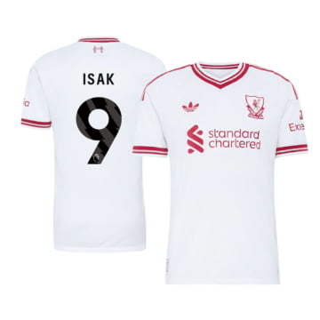 Men's Authentic Nike Liverpool Away Jersey 26/27 ISAK #9
