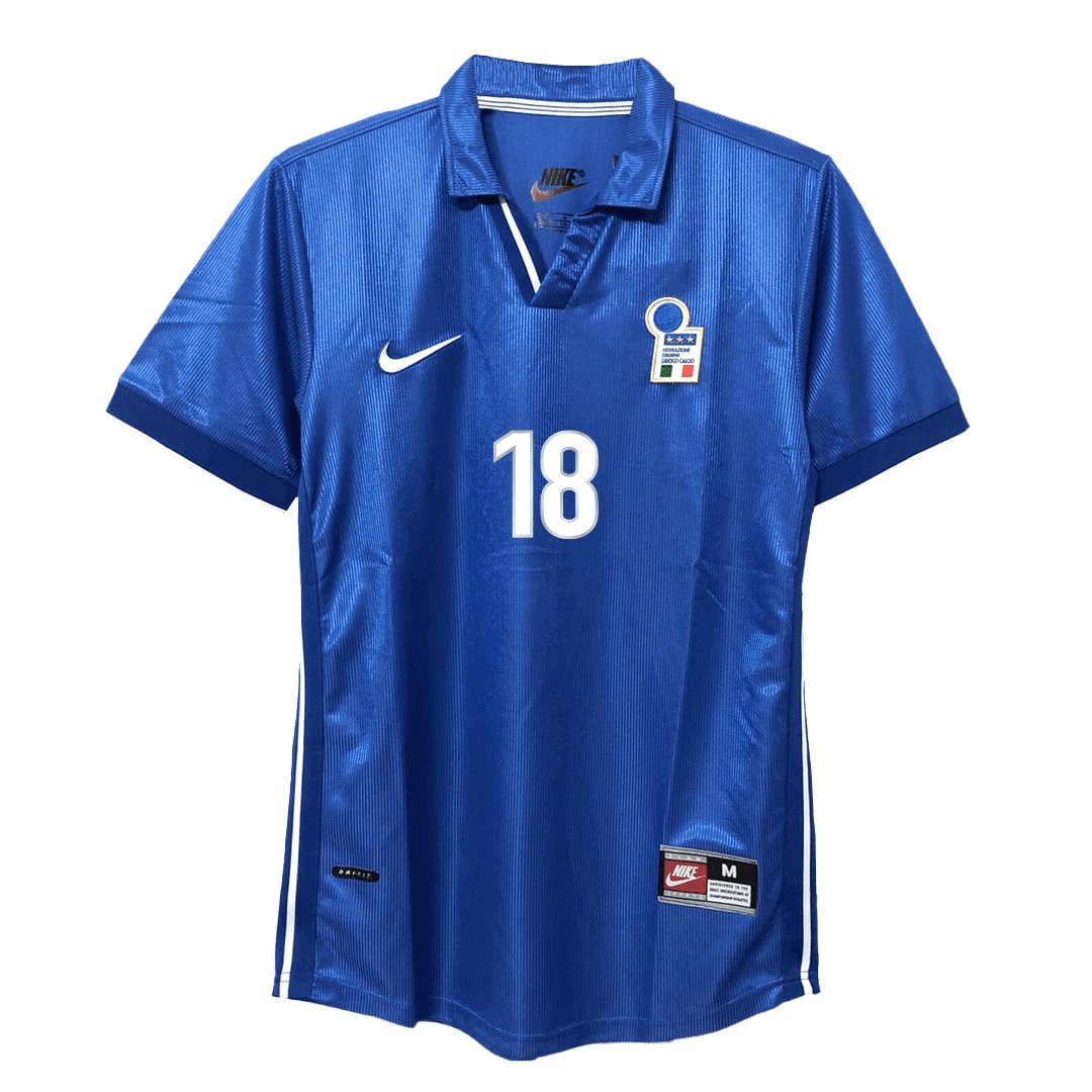 Men's Italy BAGGIO R. #18 Home Jersey 1998 - Image 2