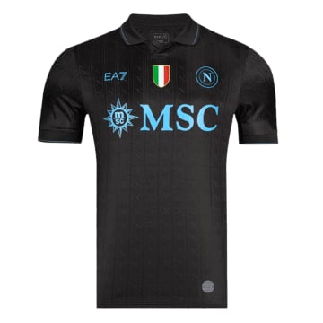 Men's Replica Ea7 Napoli Third Jersey 25/26