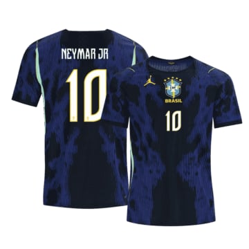 Men's Authentic Nike Brazil Away Jersey 2026 NEYMAR JR #10