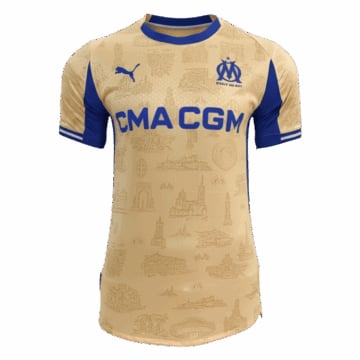 Men's Authentic Puma Olympique Marseille Fourth Jersey 25/26