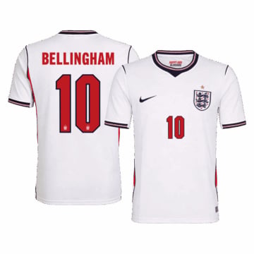 Men's Replica Nike England Home Jersey 2026 BELLINGHAM #10