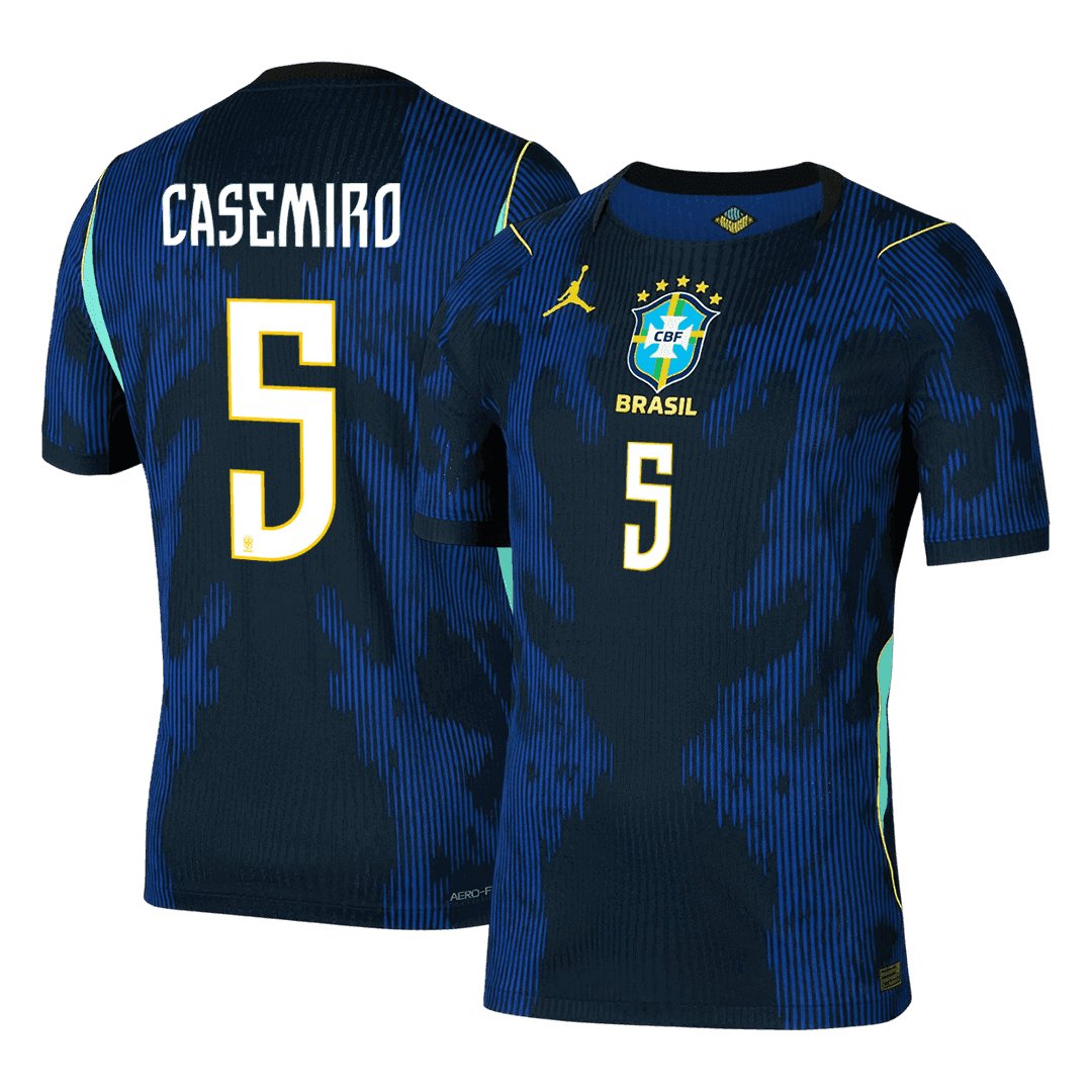 Men's Brazil CASEMIRO #5 Away Player Version Jersey 2026