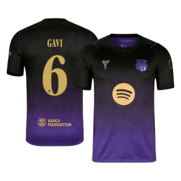 Men's Replica Nike Barcelona Away Jersey 26/27 GAVI #6
