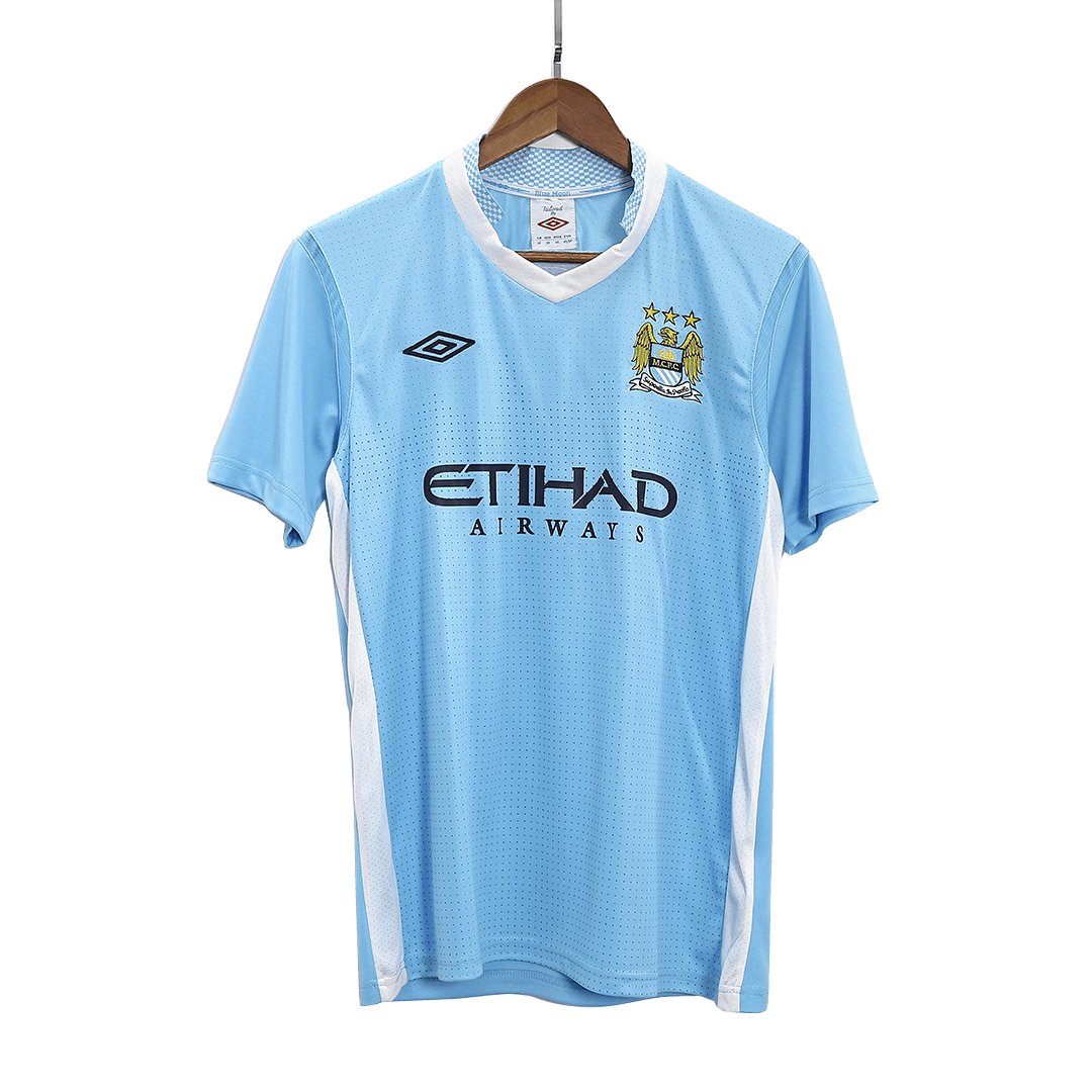 Men's Replica Umbro Manchester City Home Jersey 11/12