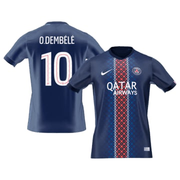 Men's Replica Nike Paris Saint-Germain Home Jersey 25/26 O.DEMBÉLÉ #10