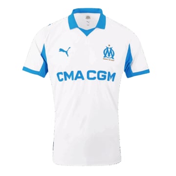 Men's Authentic Puma Olympique Marseille Home Jersey 25/26