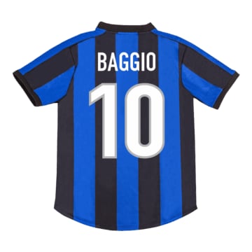 Men's Replica Nike Inter Milan Home Jersey 99/00 BAGGIO #10