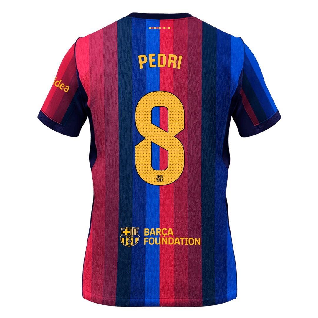 Men's Replica Nike Barcelona Home Jersey 26/27 PEDRI #8 - Image 2