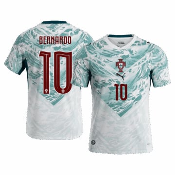 Men's Replica Nike Portugal Away Jersey 2026 BERNARDO #10