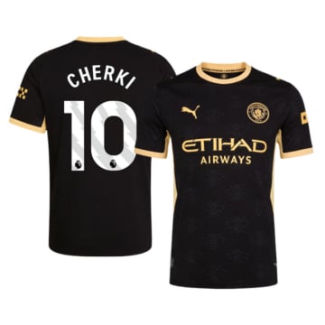 Men's Authentic Puma Manchester City Away Jersey 26/27 CHERKI #10