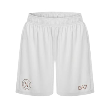 Men's Replica Ea7 Napoli Away Shorts 25/26