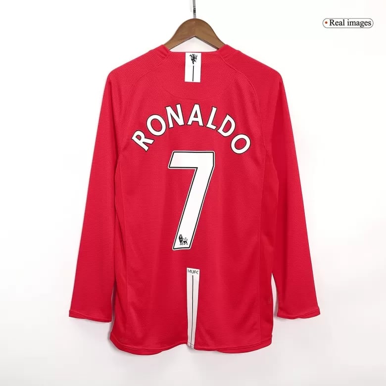 Retro Men's Manchester United Home Jersey 07/08