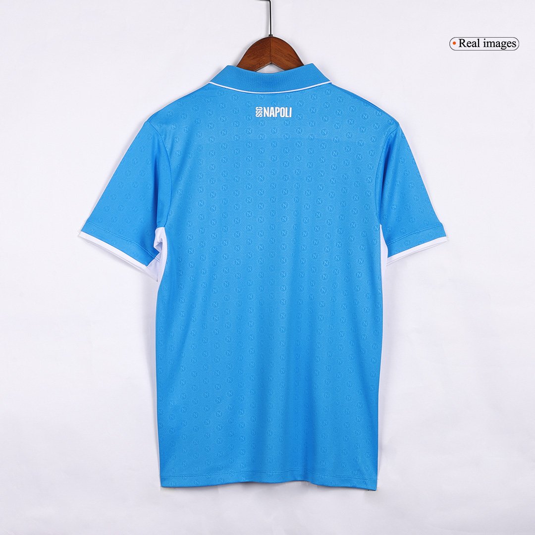 Men's Authentic Ea7 Napoli Home Jersey 24/25 - Image 6