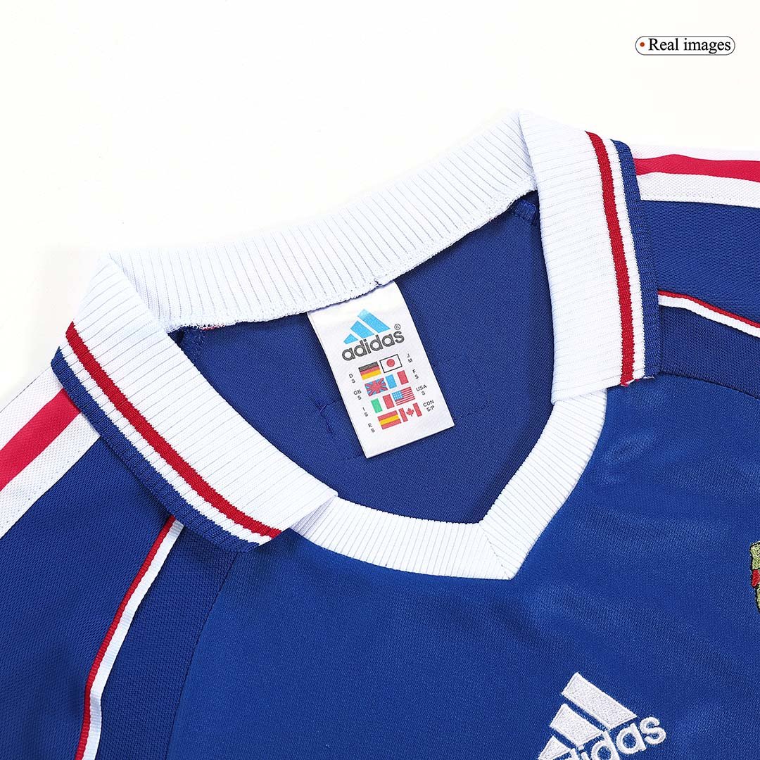 Men's Replica adidas France Home Jersey 1998 - Image 4