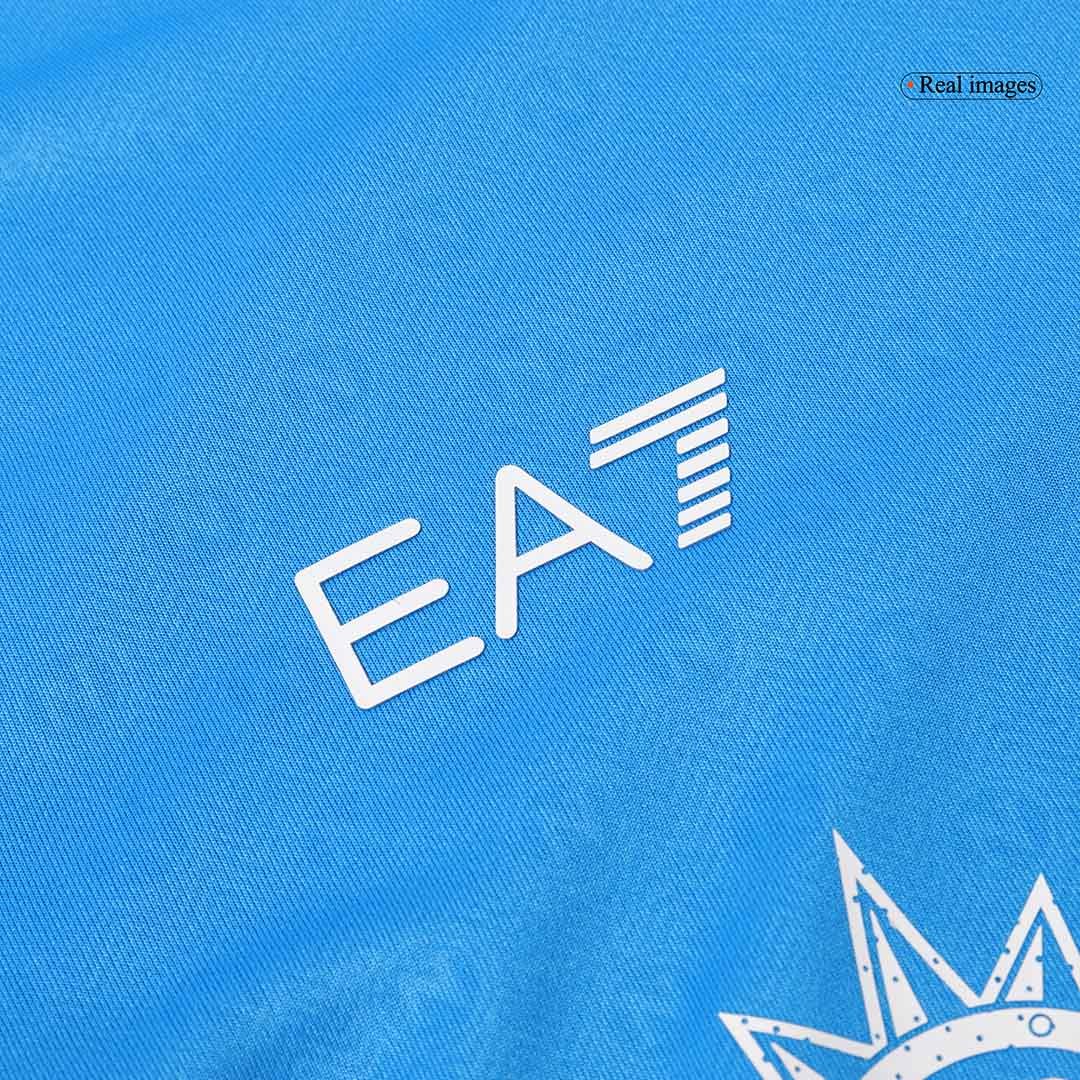 Men's Authentic Ea7 Napoli Home Jersey 24/25 - Image 9