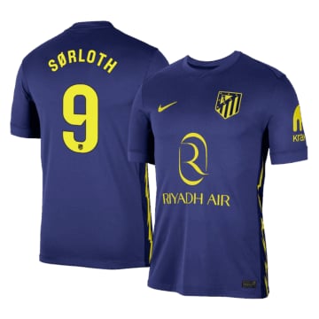Men's Replica Nike Atletico de Madrid Away Jersey 25/26 SØRLOTH #9