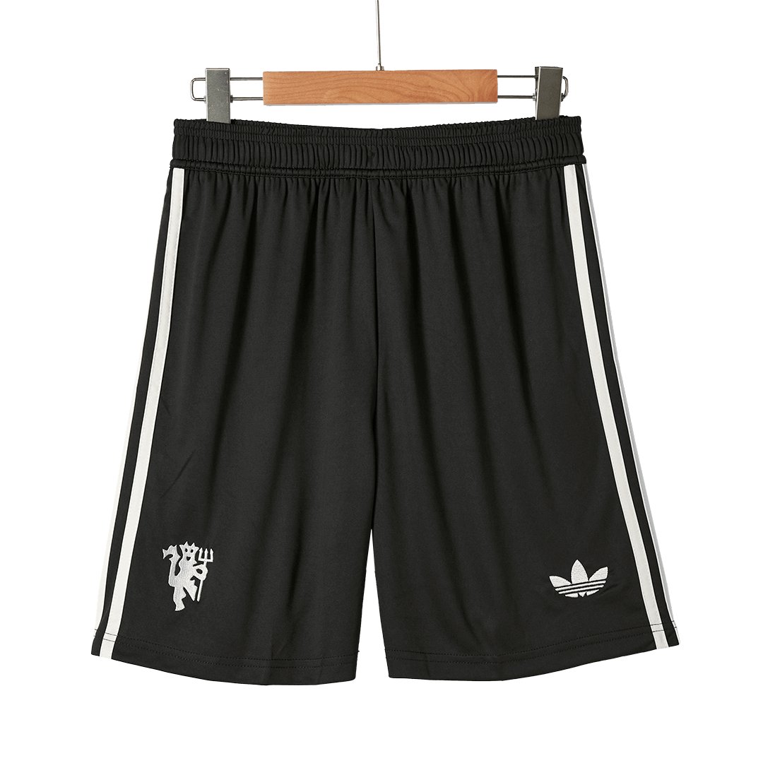Men's Replica adidas Manchester United Third Shorts 24/25 - Image 2