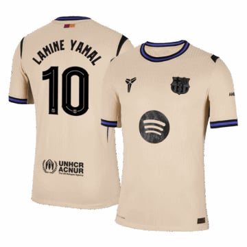 Men's Authentic Nike Barcelona Away Jersey 25/26 LAMINE YAMAL #10