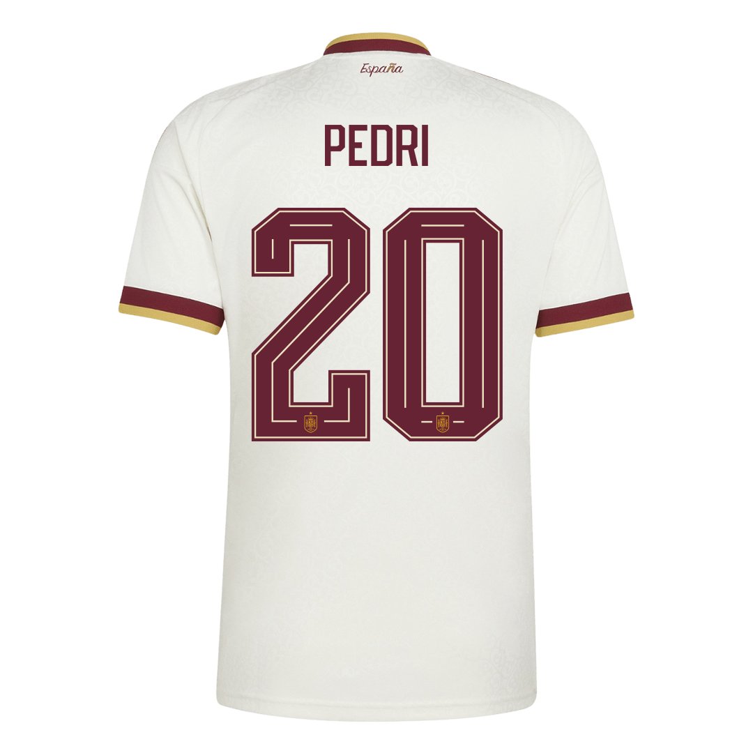 Men's Replica adidas Spain Away Jersey 2026 PEDRI #20 - Image 2