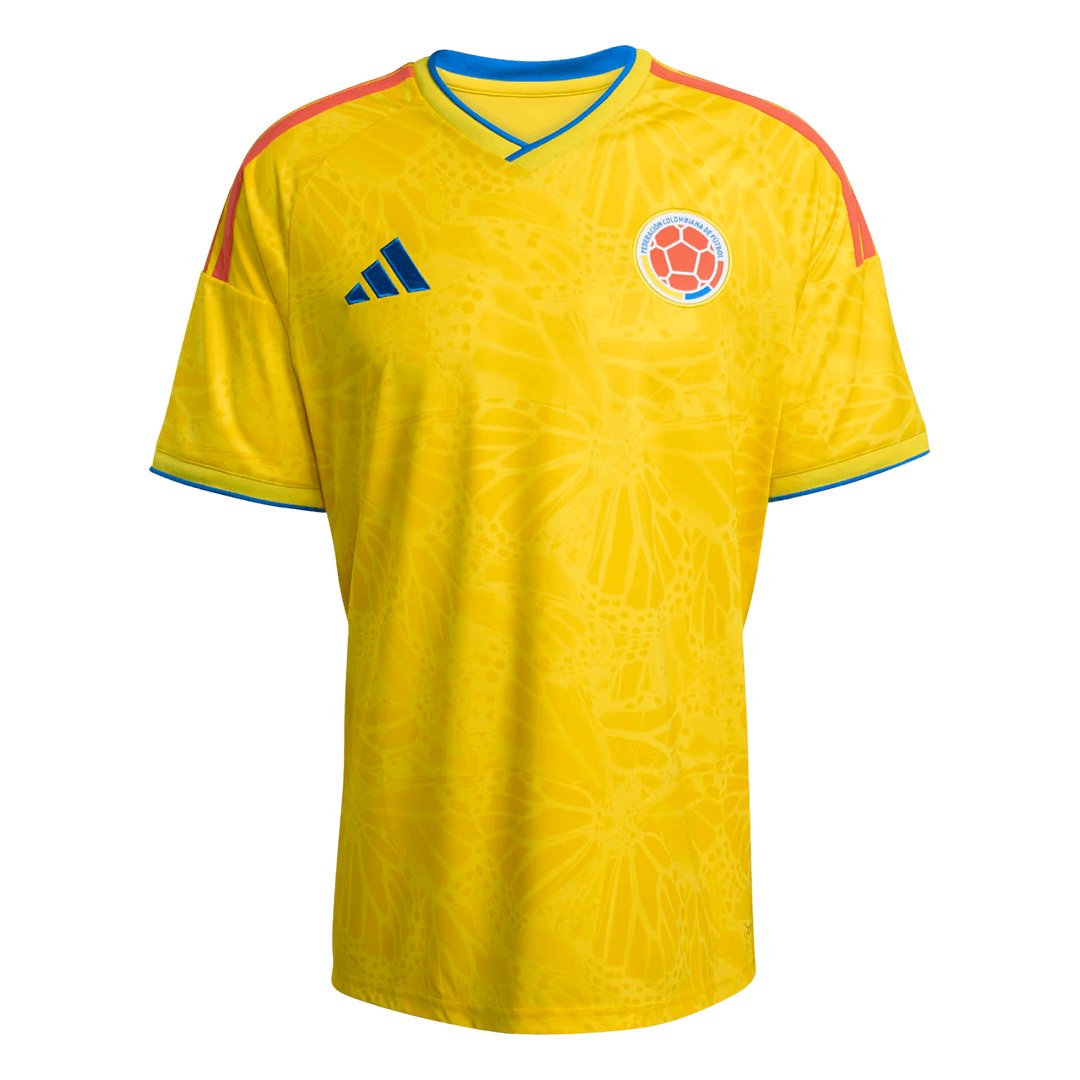 Men's Replica adidas Colombia Home Jersey 2026 JAMES #10 - Image 4