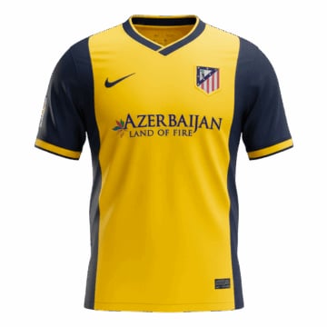 Men's Replica Nike Atletico de Madrid Away Jersey 13/14