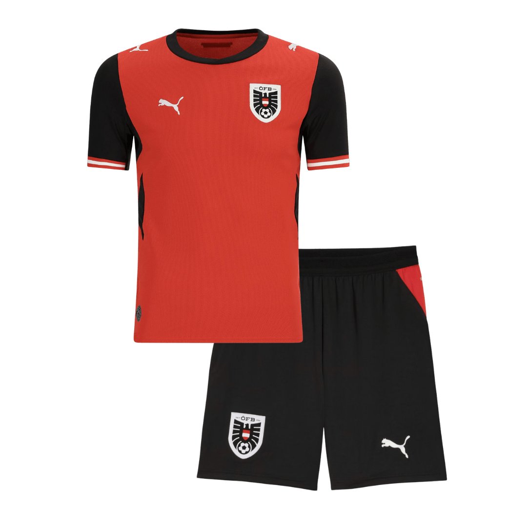 Kids Replica Puma Austria Home Kit 2026