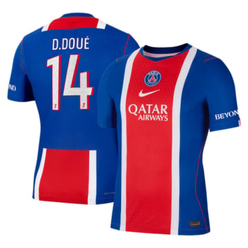 Men's Authentic Nike Paris Saint-Germain Home Jersey 26/27 D. DOUÉ #14