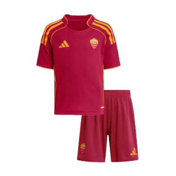 Kids Replica adidas AS Roma Home Kit 25/26