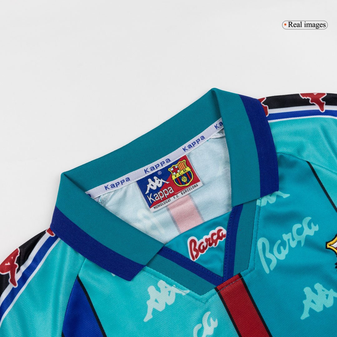 Men's Replica Nike Barcelona Away Jersey 96/97 - Image 4